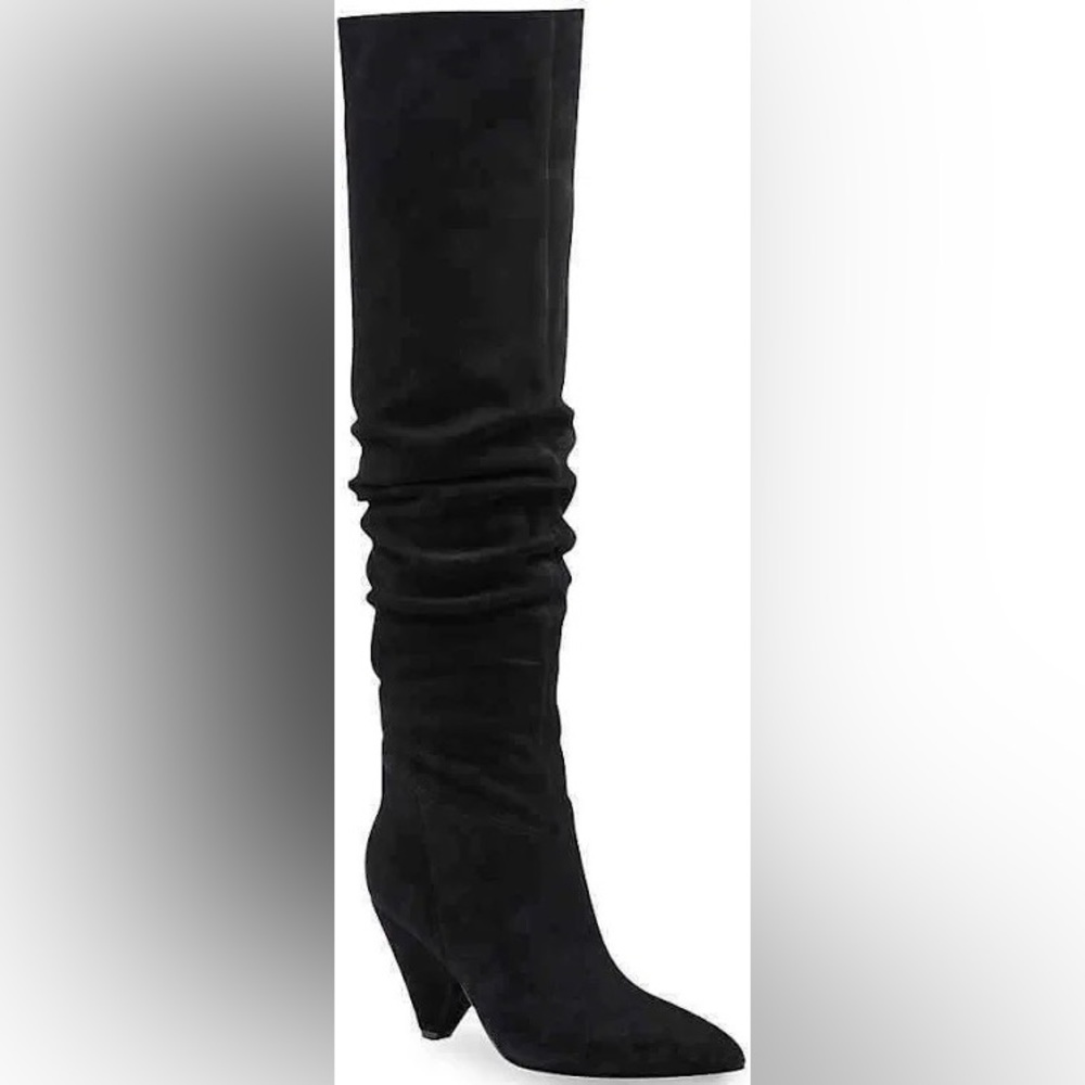 Paige Slouch Boots Suede